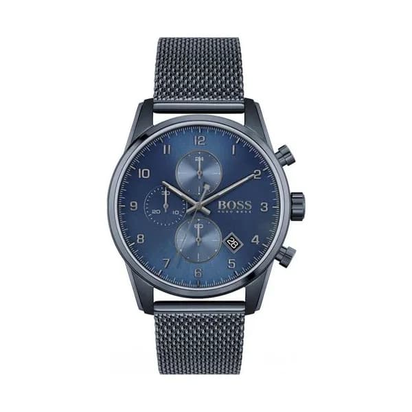 Hugo Boss Montre Boss en Acier Bleu