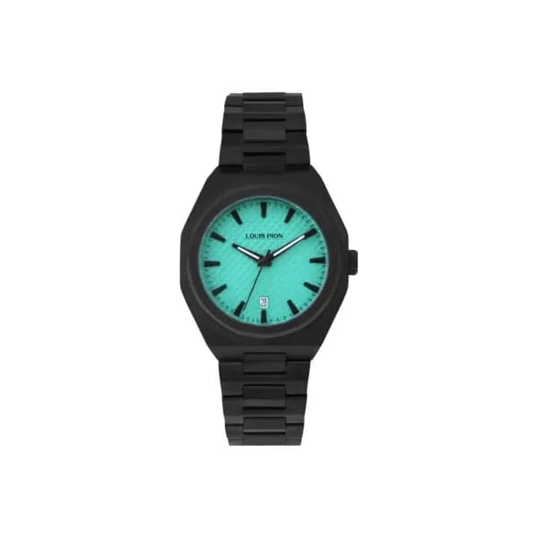 Louis Pion Montre quartz Homme Eric Turquoise