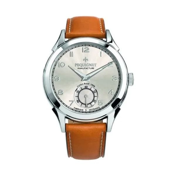 Pequignet Montre Pequignet Royale Manuelle Mécanique Cadran Argent - 9080433