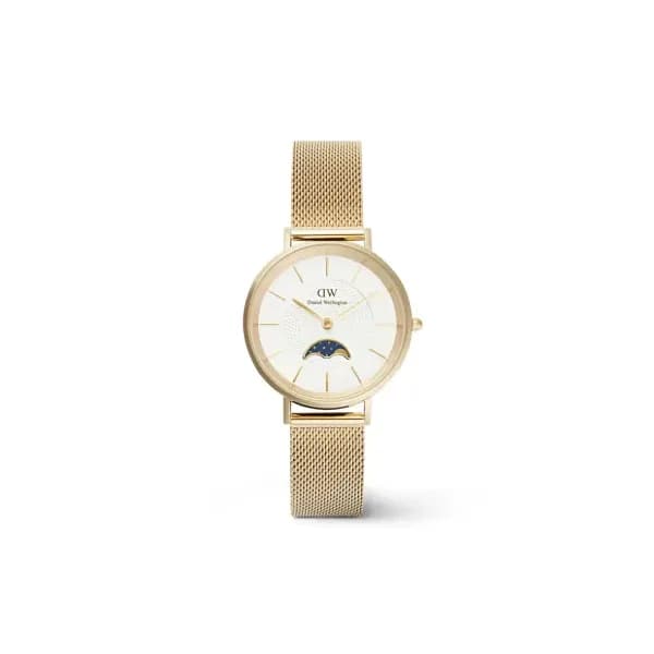 Daniel Wellington Montre quartz Femme Petite moonphase Blanc