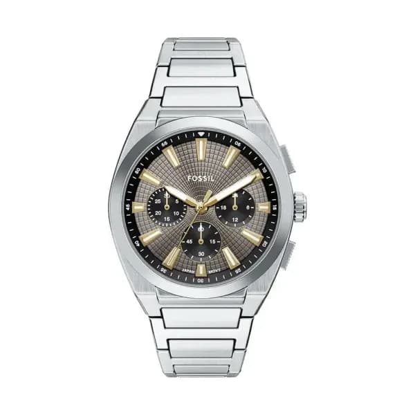 Fossil Montre Fossil Collection Everett en Acier Argenté