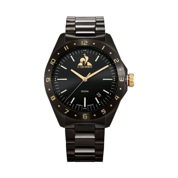 Le Coq Sportif Montre le Coq Sportif Collection Coq d'Or en Acier et PVD Noir