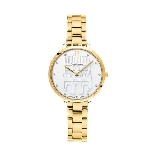 Pierre Lannier Montre Pierre Lannier Collection Coeur Battant en Acier et PVD Doré