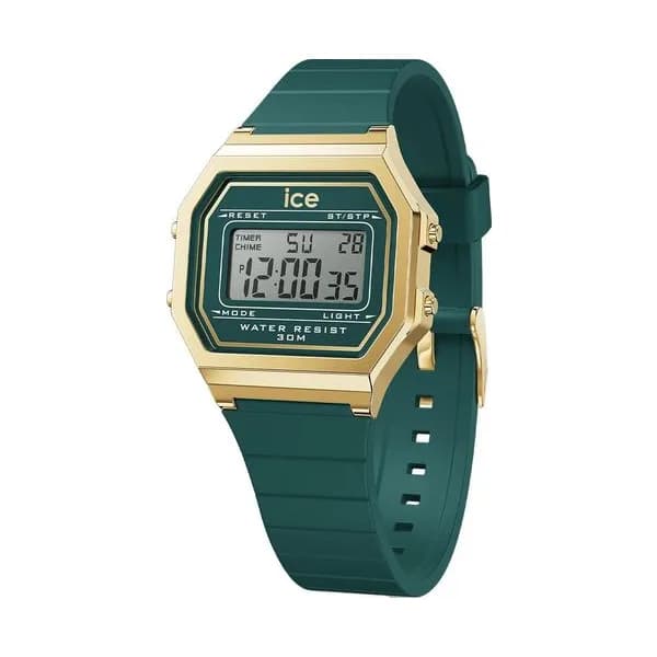 Ice Watch Montre Ice Watch Collection Ice Digit Retro en Silicone Vert