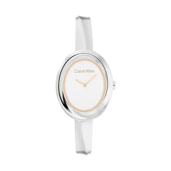 Calvin Klein Montre Calvin Klein Collection Twisted Bezel en Acier Argenté