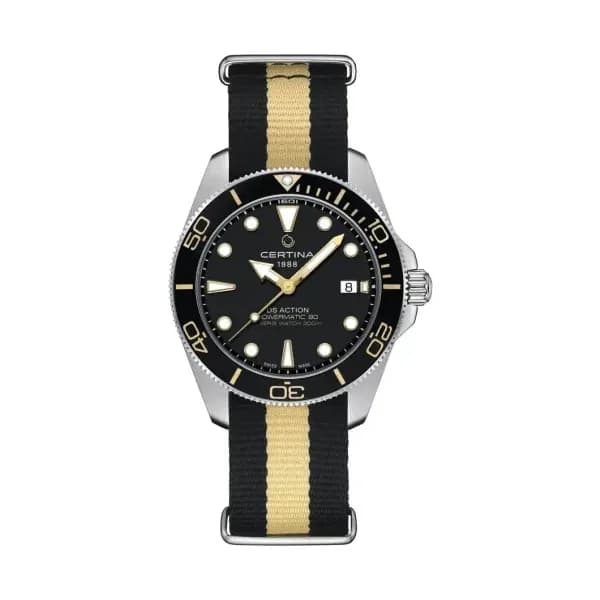 Certina Montre automatique Homme DS action Noir