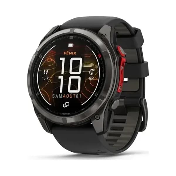 Garmin Montre Garmin Fenix 8 Pro 51mm MicroLED Sapphire Titane Bracelet Noir