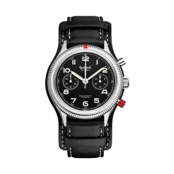 Hanhart Montre Hanhart 417 ES Flyback Steve Mc. Mécanique diamètre 42 mm- H721.212-