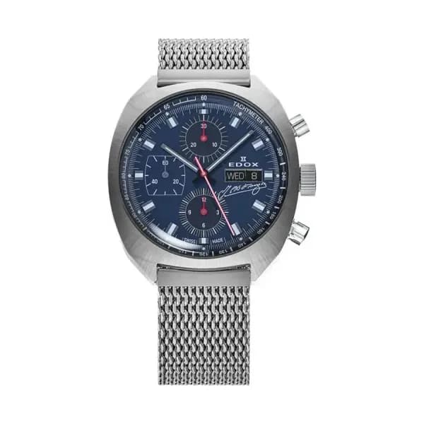 Edox Montre Sportsman Automatic - Tribute to Fangio 01132-3BU-BUGN