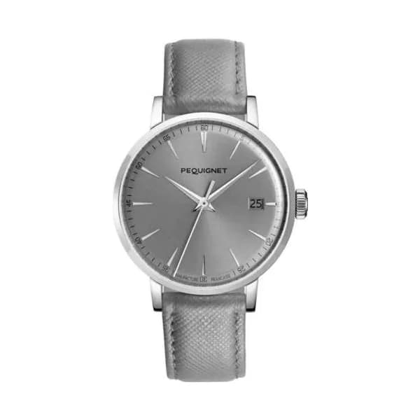 Pequignet Montre Pequignet Manufacture Attitude Automatique Cadran Gris Clair - 9060433
