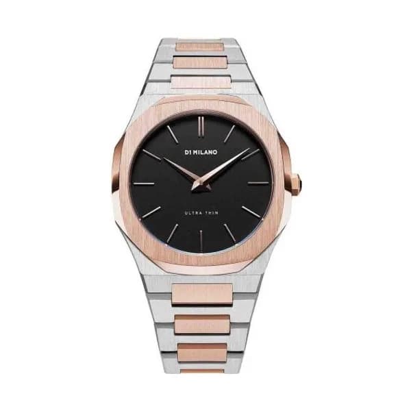 D1 Milano Montre D1 Milano Ultra Thin Abisso Quartz - 38 mm- Cadran Noir - UTBU03