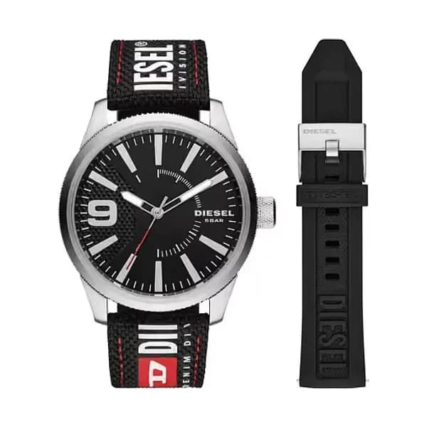 Diesel Montre Homme DIESEL en Nylon Noir Etanche
