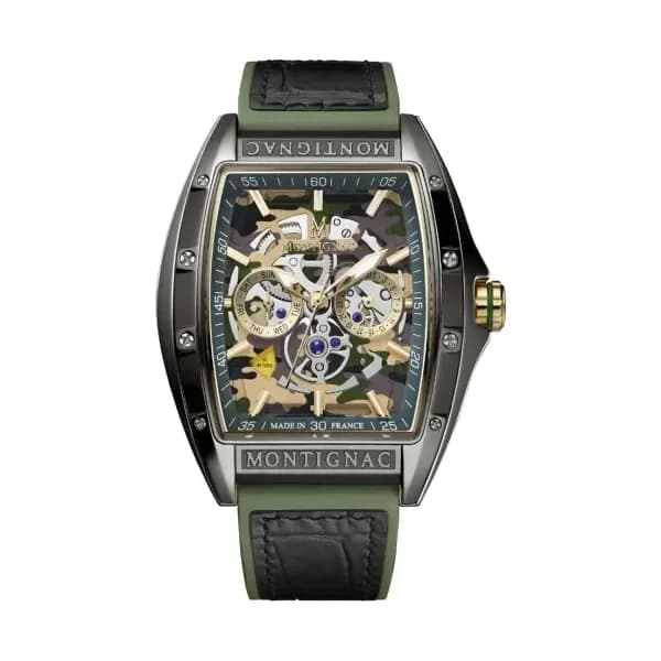 Montignac Montre Montignac Tonneau Multicolore