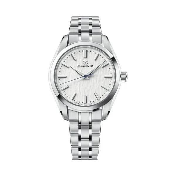 Grand Seiko Montre Grand Seiko Heritage "Snowflake" quartz cadran blanc bracelet acier 33 mm