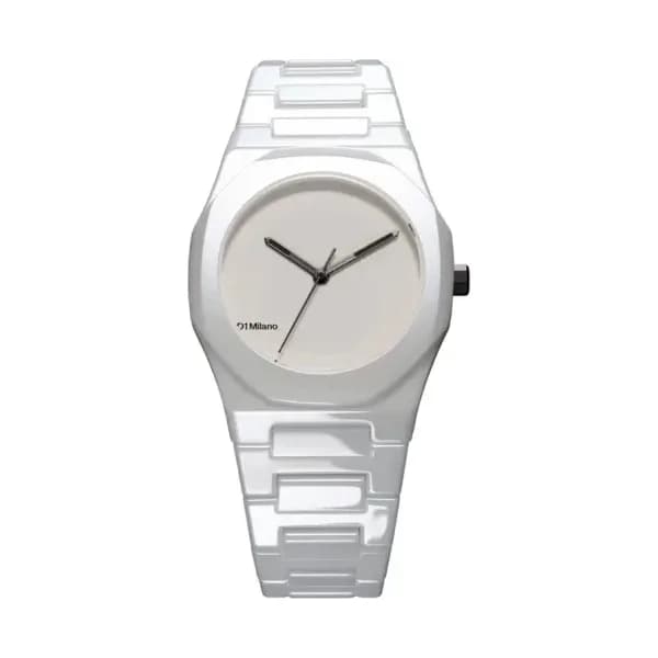D1 Milano Montre Ceramica Pure White CEBU02