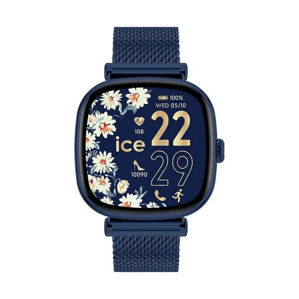 Ice Watch Montre Connectée Ice Watch Collection Ice Smart SQ 2.0 en Acier Bleu