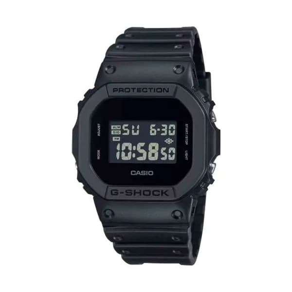 Casio Montre GShock the Origin - Série DW-5600 - Noir 48.9 x 42.8 mm- DW-5600UBB-1
