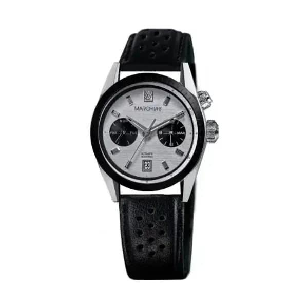 March LA.B Montre MARCH LA.B Agenda Automatique Cadran Double Bracelet Buffle
