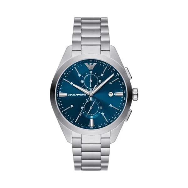 Emporio Armani Montres Montre Emporio Armani Collection Claudio en Acier Argenté