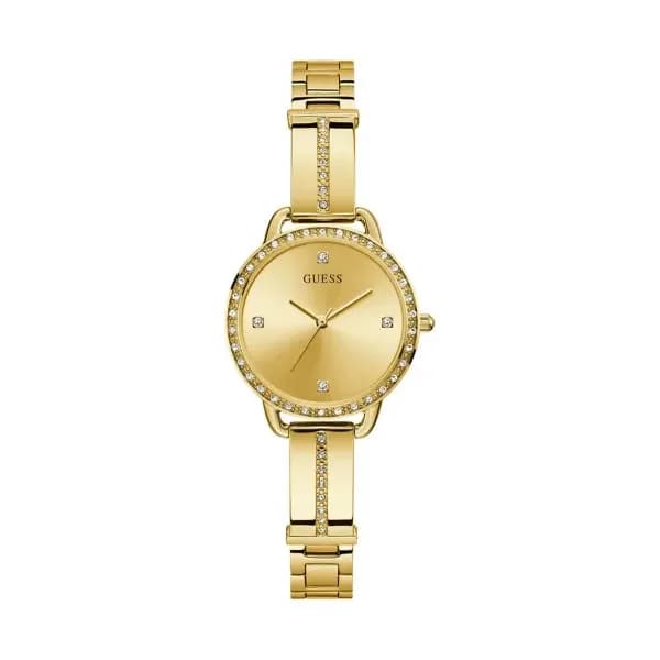 Guess Montre Femme GUESS BELLINI en Acier Jaune