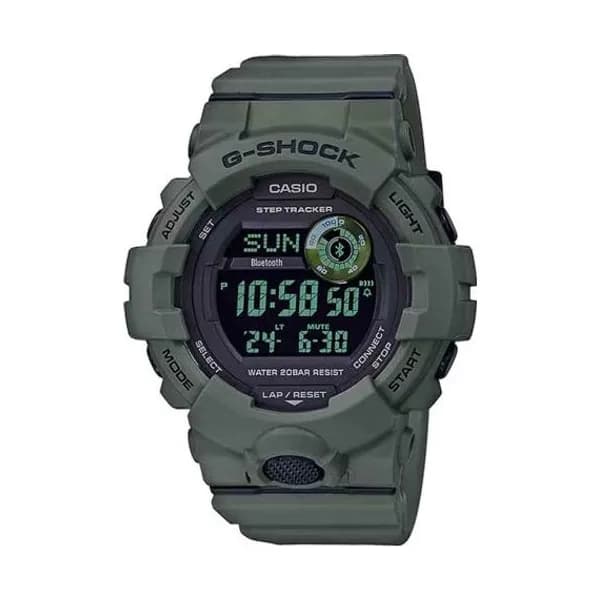 Casio Montre GShock G-Squad - Série GBD-800 - Vert 54.1 x 48.6 mm- GBD-800UC-3