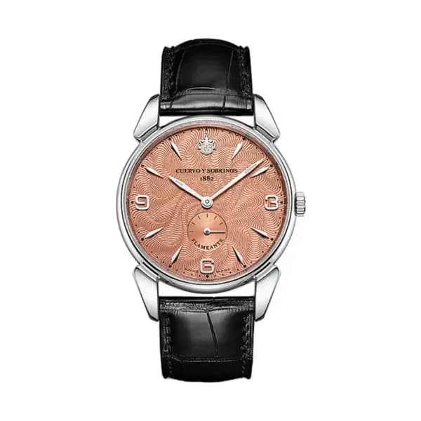 Cuervo y Sobrinos Montre Flameante Saumon 3130.1S-MON