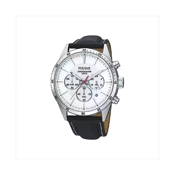 Pulsar Montre Analogique Homme Pulsar Cuir Noir PT3007X - Cleor