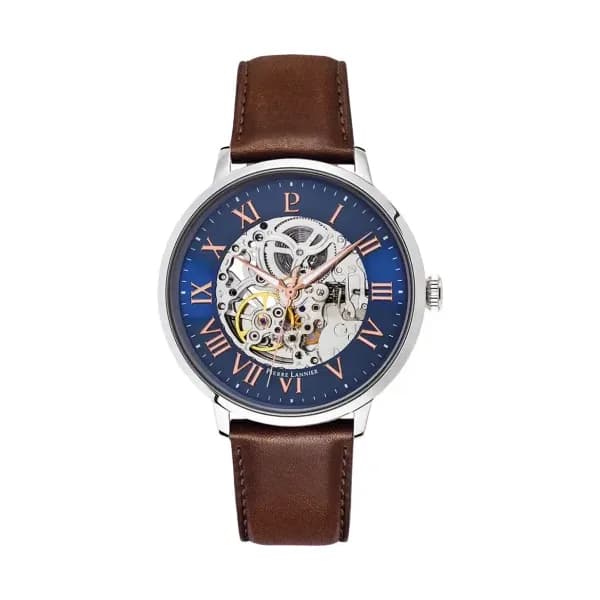 Pierre Lannier Montre Analogique Homme Pierre Lannier Cuir Marron 322B164