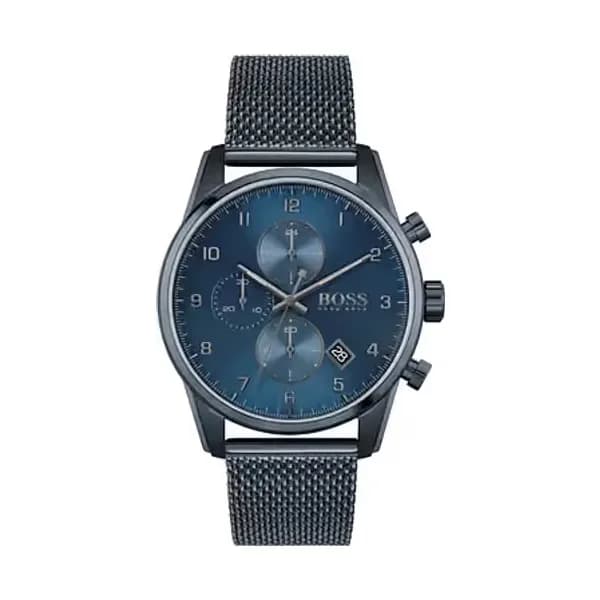 Hugo Boss Montre Analogique Homme Boss Acier Bleu 1513836