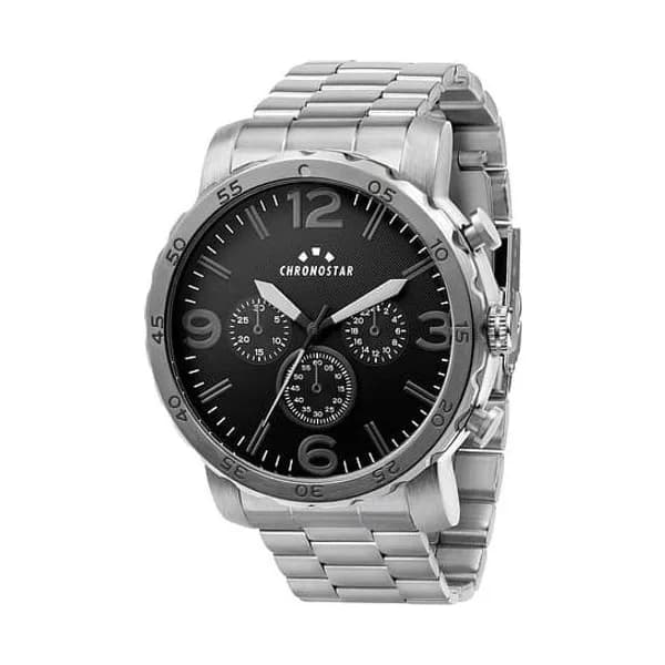 Chronostar Montre Homme CHRONOSTAR TOBEDEFINE en Acier et Métal Gris