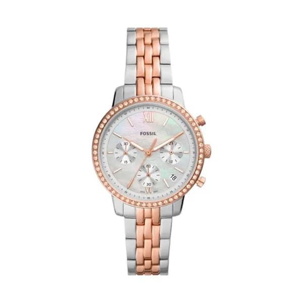 Fossil Montre Fossil Collection Neutra en Acier et PVD Bicolore