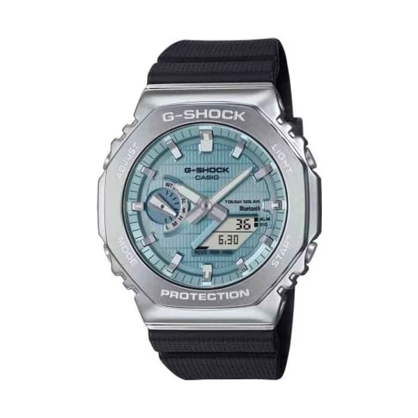 Casio Montre GShock G-Steel - Série GBM-2100 - Bleu 49.3 x 44.4 mm- GBM-2100A-1A2