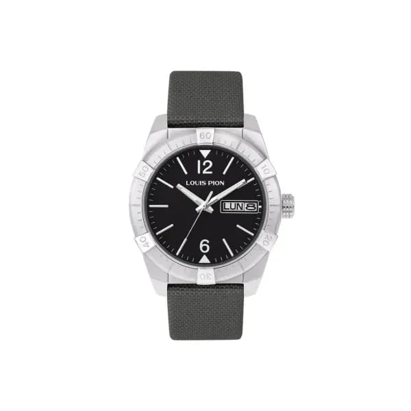 Louis Pion Montre quartz Homme Vasco Noir