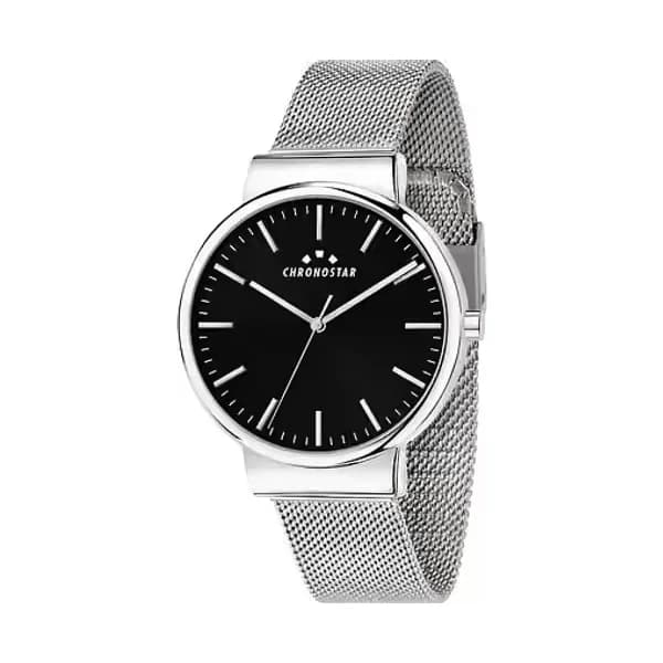 Chronostar Montre Homme CHRONOSTAR METROPOL en Acier Gris et Métal Gris