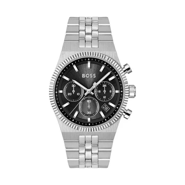 Hugo Boss Montre Boss Collection Candor Prime en Acier Argenté