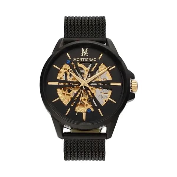 Montignac Montre Montignac Round Automatique Noir