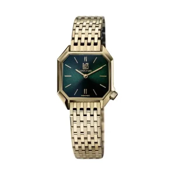 March LA.B Dandy Mansart Electrique - Emerald - Acier poli-brossé 9 Maillons