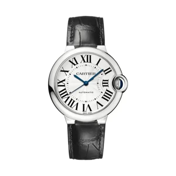Cartier Montre Homme Ballon bleu Argenté