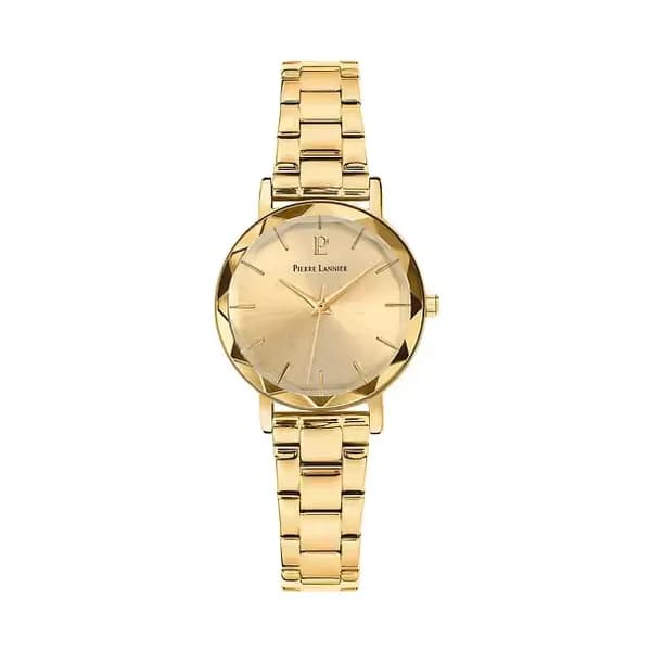 Collection Multiples Montre Femme PIERRE LANNIER MULTIPLES en Acier Jaune