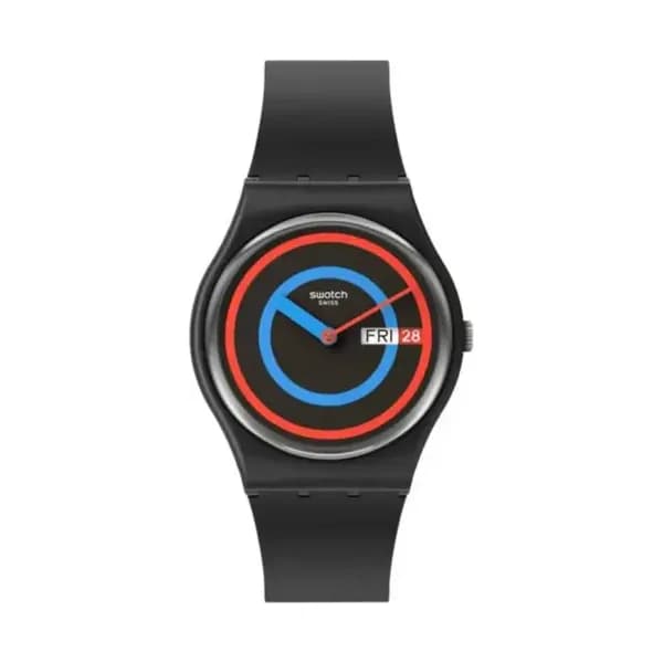 Swatch Montre Circling Black SO28B706