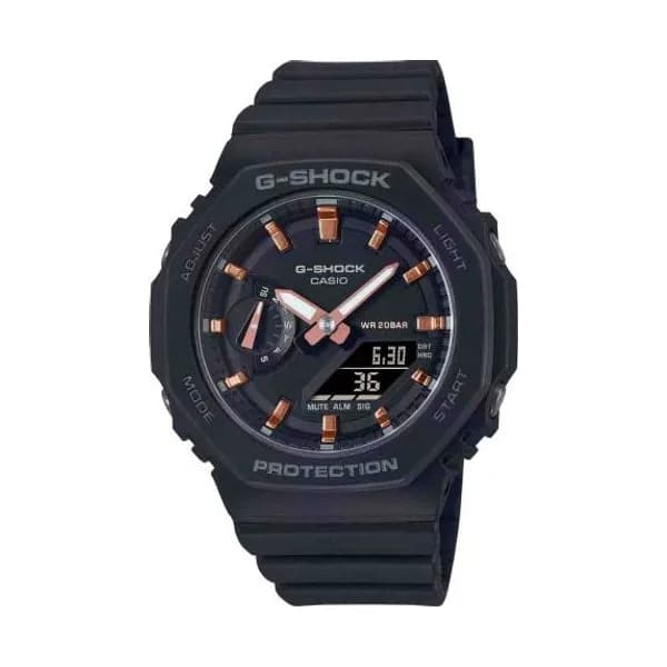 Casio Montre GShock Classic Lady - Série GMA-S - Noir & Bronze 46.2 x 42.9 mm- GMA-S2100-1A