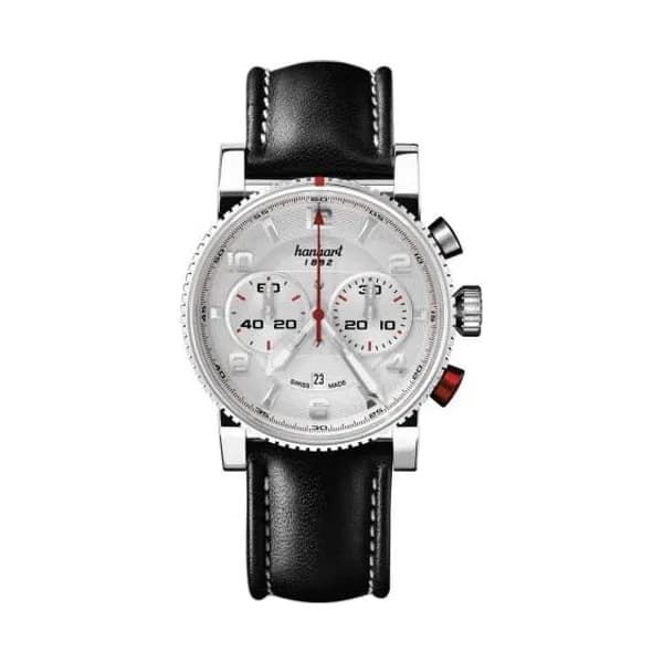 Hanhart Montre Hanhart Primus Racer Silver Automatique diamètre 44 mm- 741.220-0020