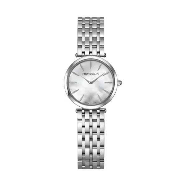 Michel Herbelin Montre quartz Femme Epsilon Nacre blanche