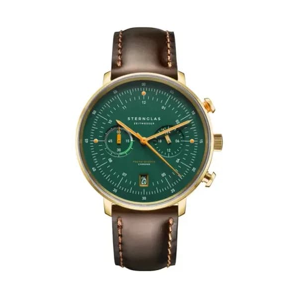 Sternglas Montre Hamburg Chrono Edition Vintage S01-HCV22-BR01