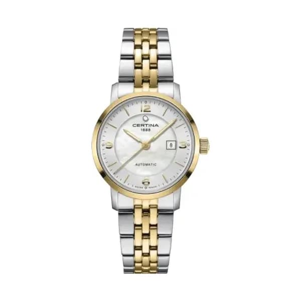 Certina Montre Certina DS Caimano Lady Automatic 29mm Automatique Cadran Nacre PVD