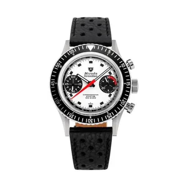 Nivada Grenchen Montre Chronomaster Paul Newman Lunettes interchangeables 86054M