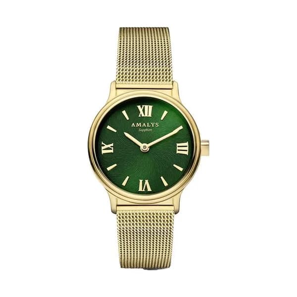 Amalys Montre Amalys Collection Watson 14 mm en Acier et PVD Doré