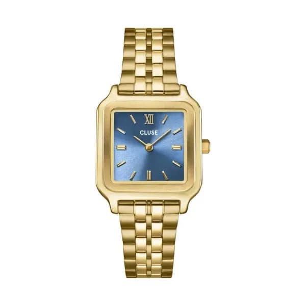 Cluse Gracieuse Watch Steel, Kyanite Blue, Gold Colour