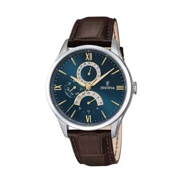 Festina Montre Festina Multifonctions 43-2 Bleu
