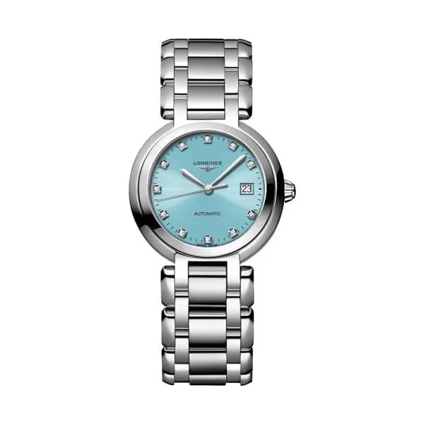 Longines Montre Longines Longines primaluna 30 mm Automatique Cadran Bleu soleillé Bracelet Acier